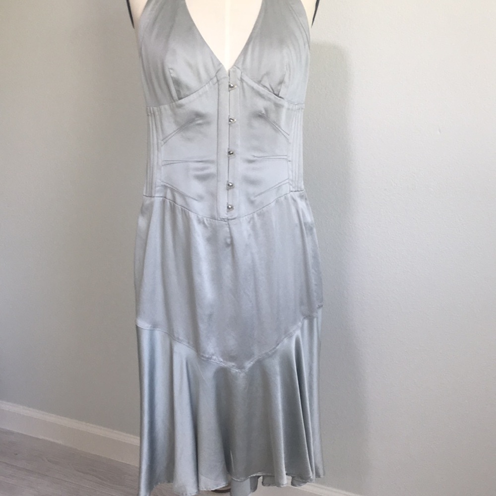 Vintage Original Robert Cavalli Silk Halter Dress
